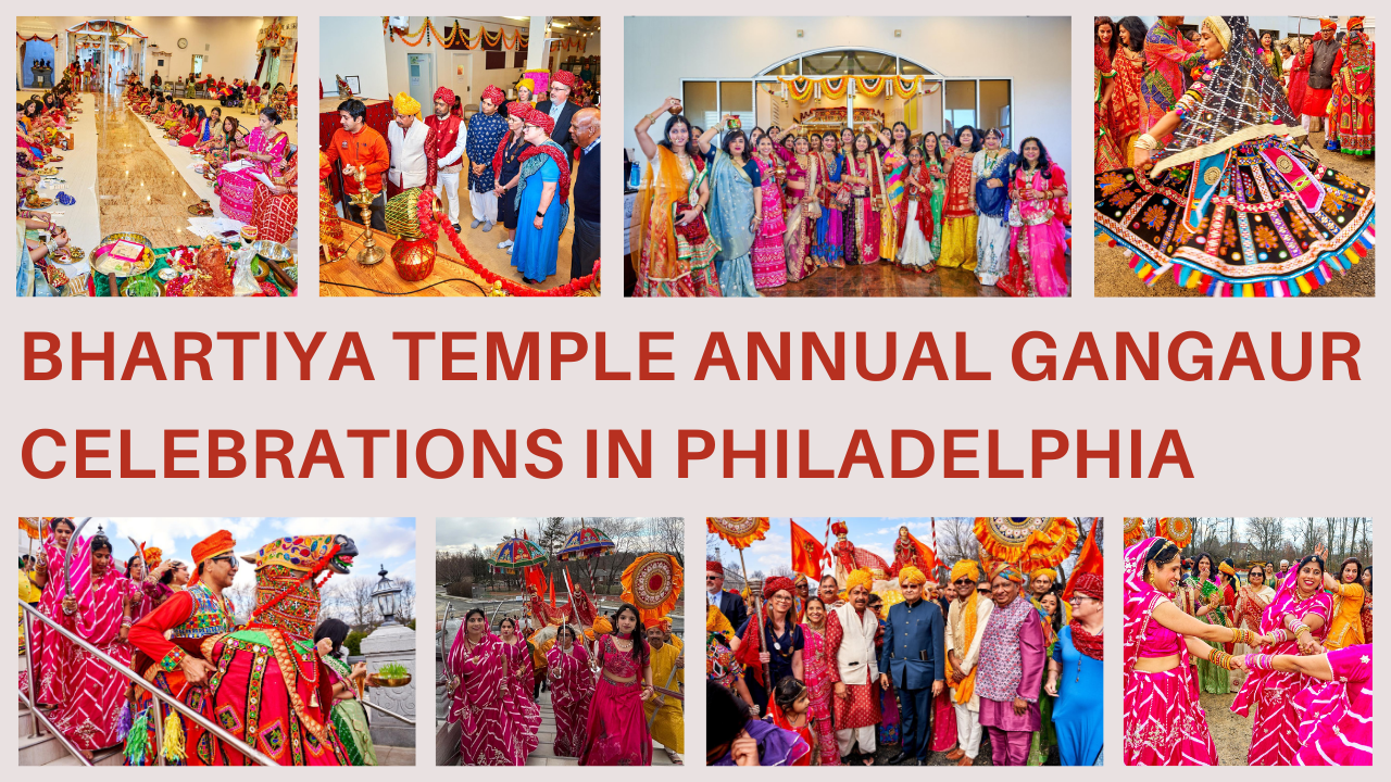 Bhartiya Temple Annual Gangaur celebrations in Philadelphia
